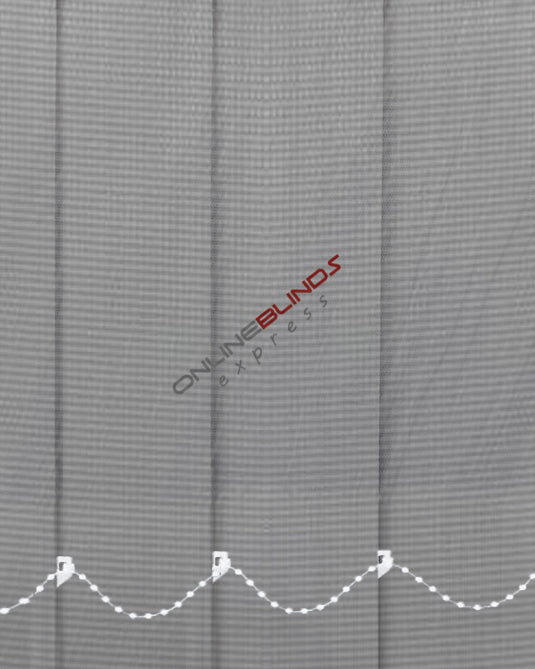 AQUALUSH CHARCOAL - PVC Waterproof Blackout Vertical Blinds