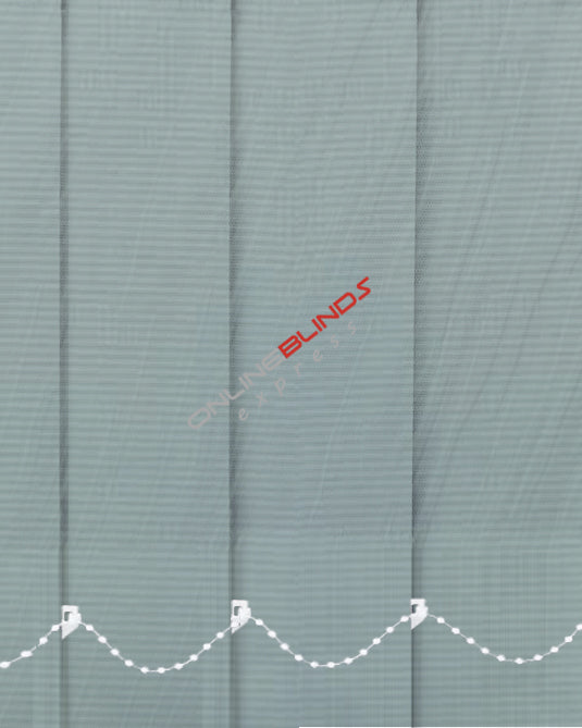 AQUALUSH DUCK EGG - PVC Waterproof Blackout Vertical Blinds