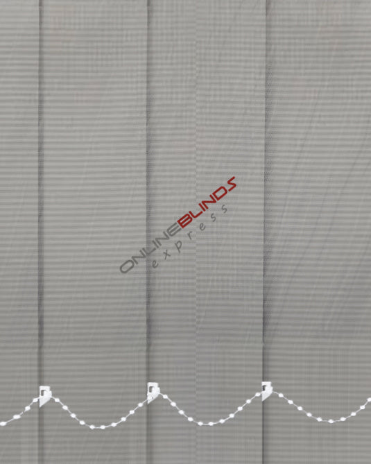 AQUALUSH IVORY - PVC Waterproof Blackout Vertical Blinds