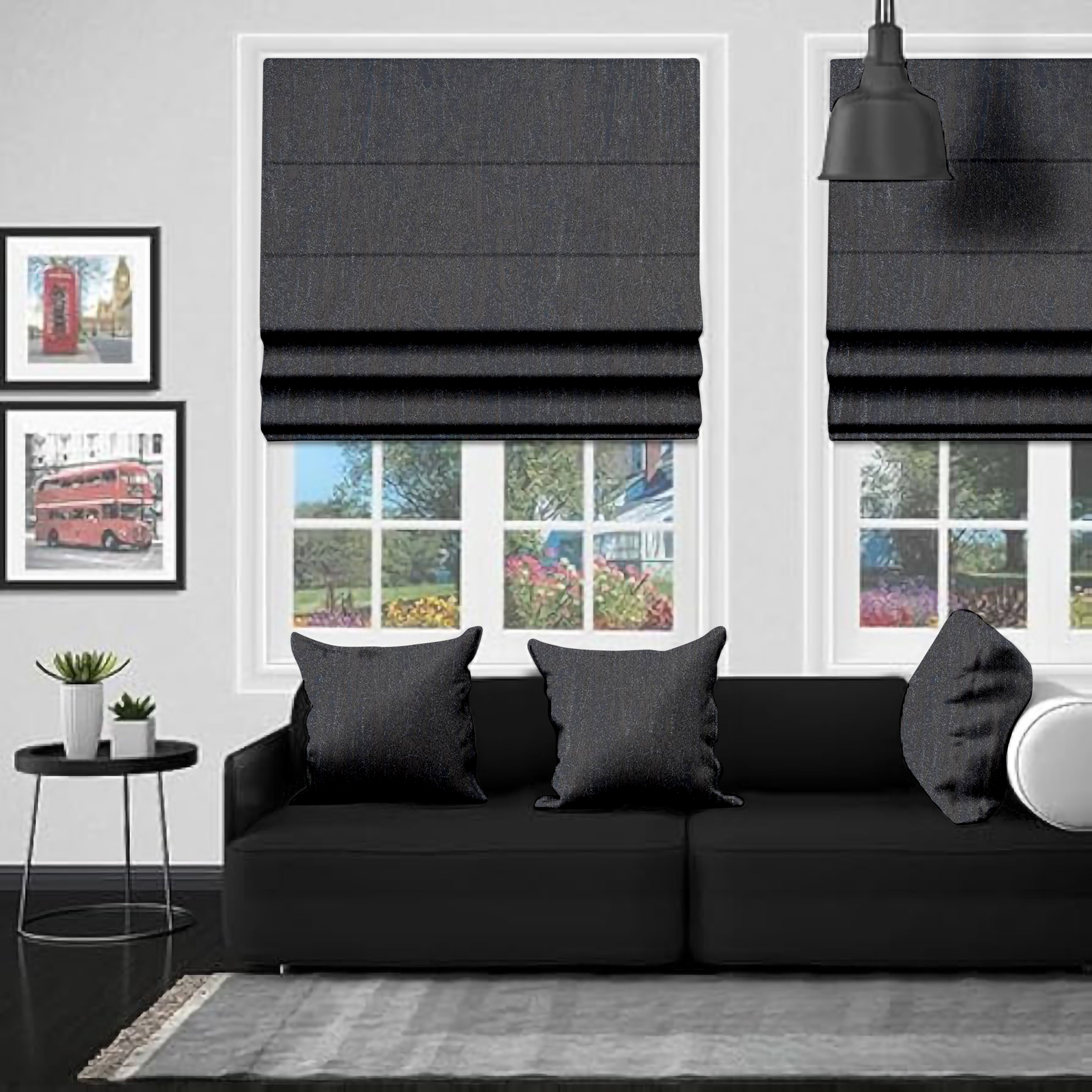 Bali Smoke - Roman Blind
