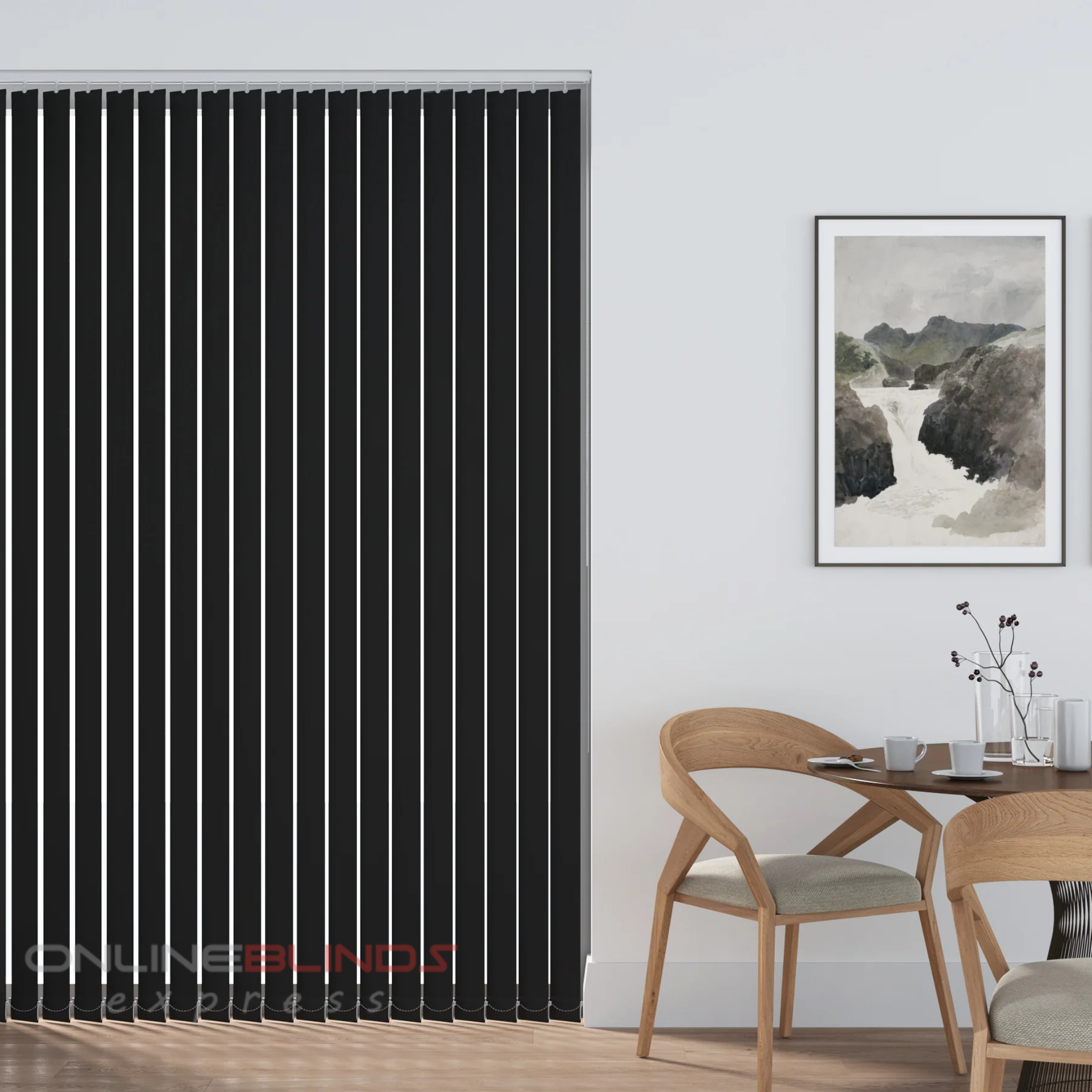 Stripe Ivory - Vertical Blinds