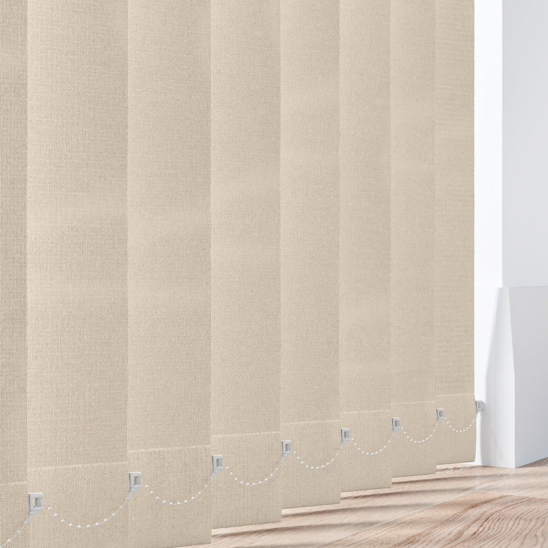 Cairo Cream - Blackout Vertical Replacement Slats - Online Blinds Express
