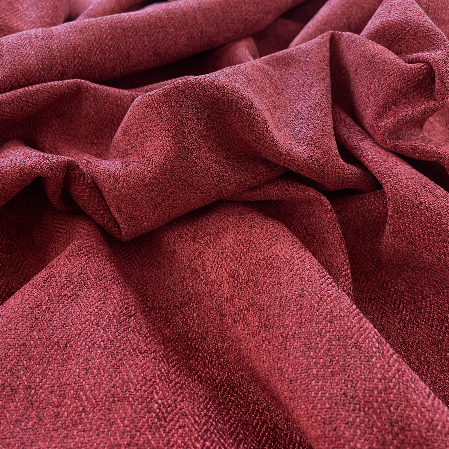 Herringbone Chilli EB - Roman Blind