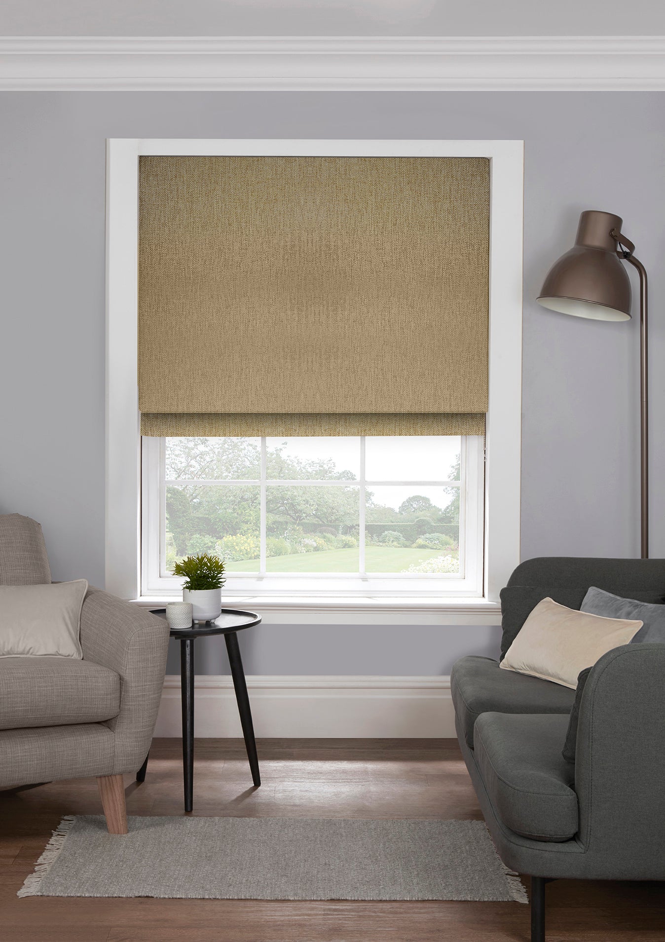 Herringbone Wheat EB - Roman Blind