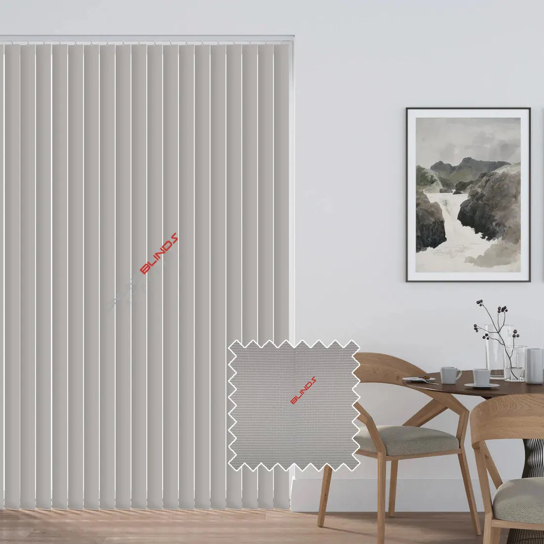 ISLA SORBET - PVC Waterproof Blackout Vertical Blinds