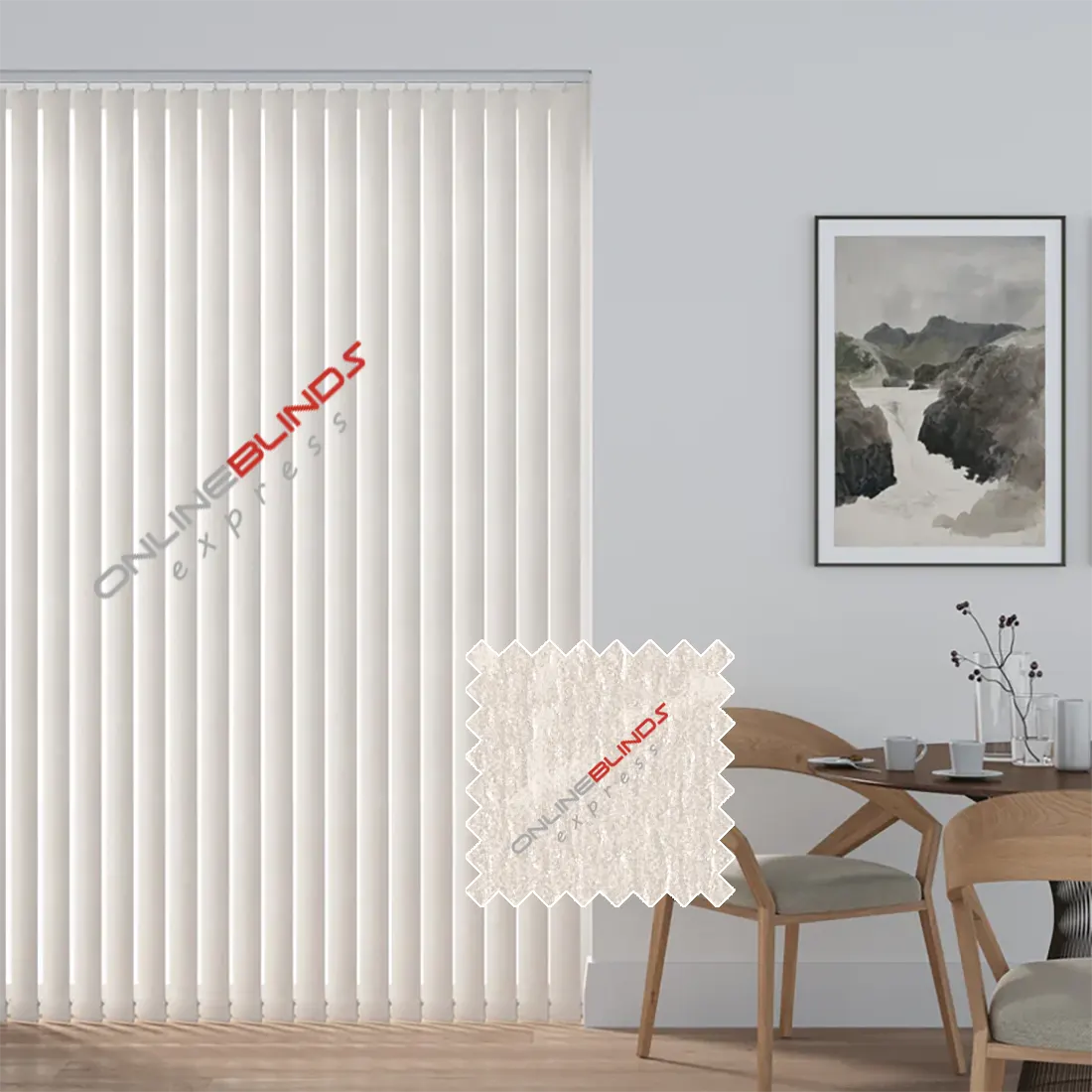 Lahore Cream PVC Waterproof Replacement Slats - Online Blinds Express