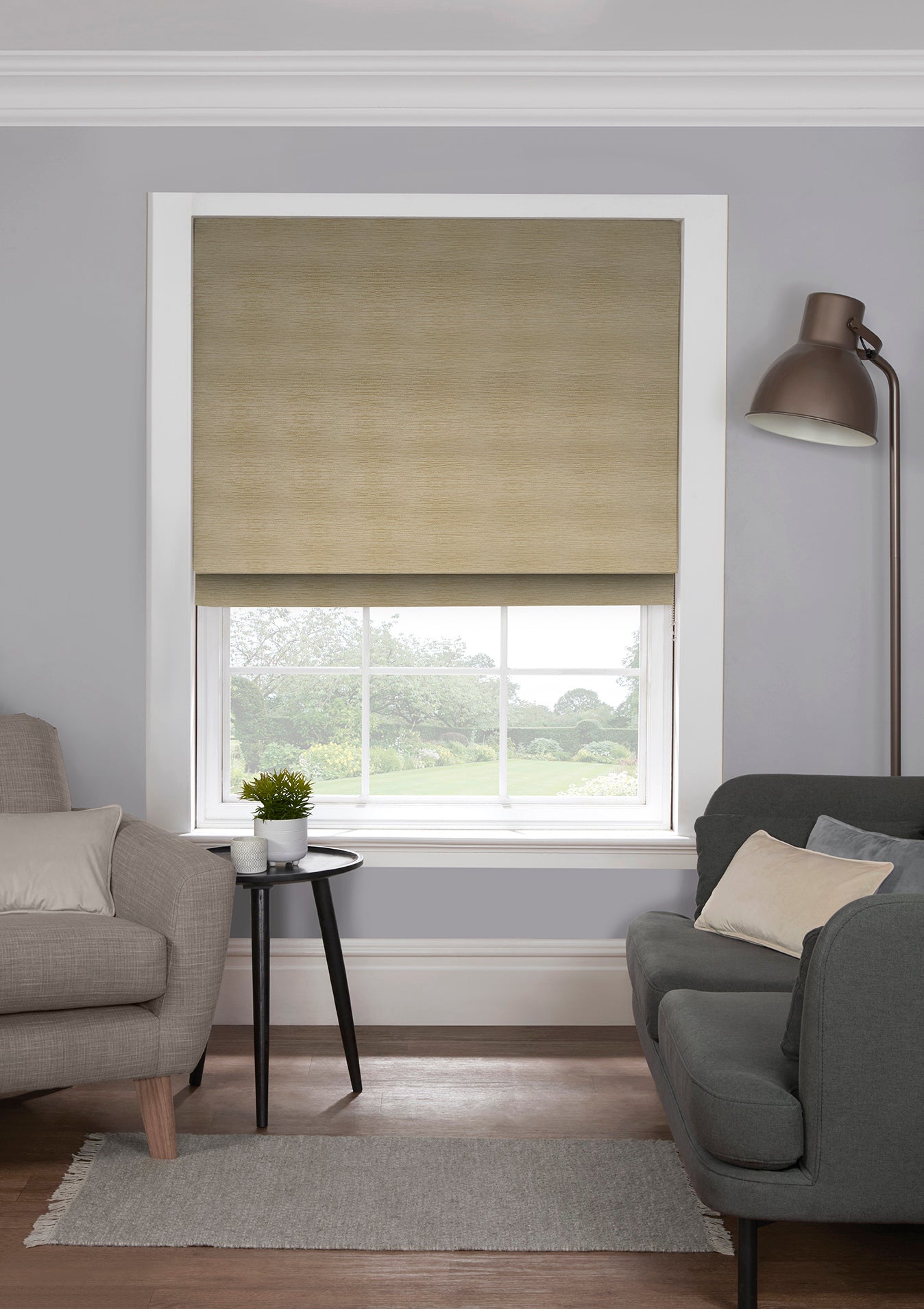 Litie Chalk EB - Roman Blind
