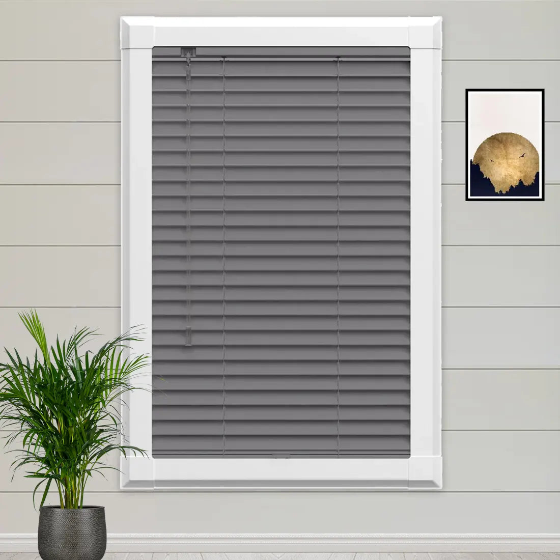 Mid Grey Perfect Fit Metal Blind - Online Blinds Express