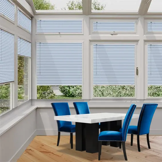 Oriental Blue Perfect Fit Metal Blind