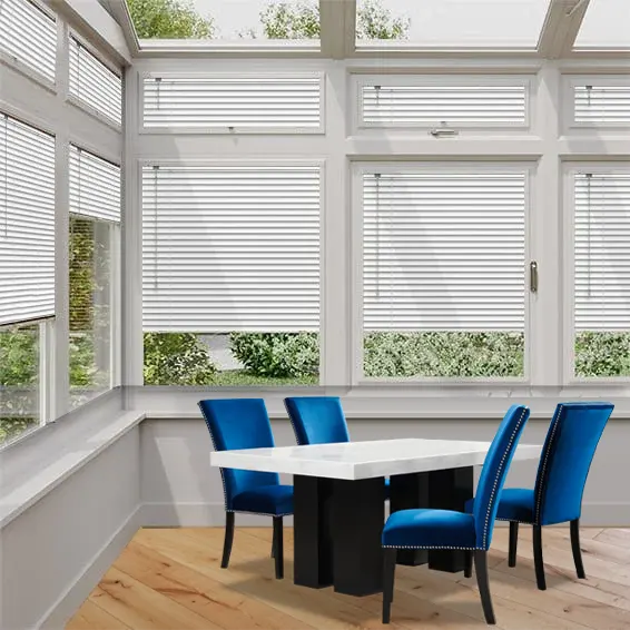 Polar Off White Perfect Fit Wooden blind