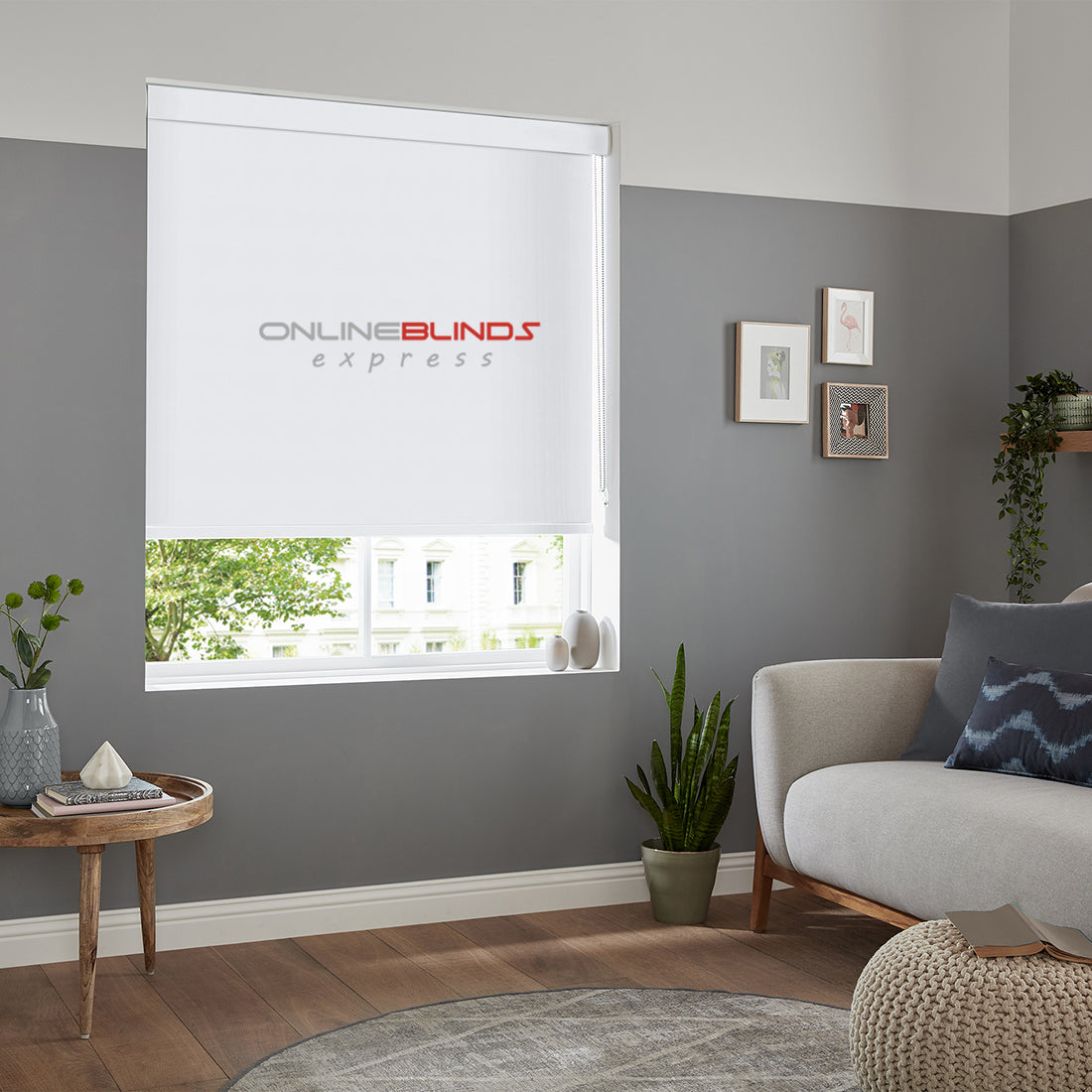 Iris B/O Polar - QuickFit No Drill Roller Blinds - Online Blinds Express