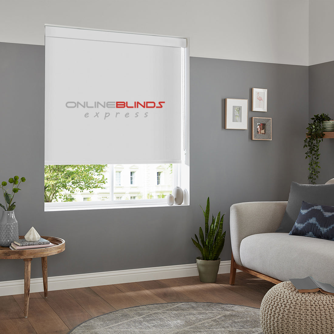 Iris B/O Cream - QuickFit No Drill Roller Blinds - Online Blinds Express