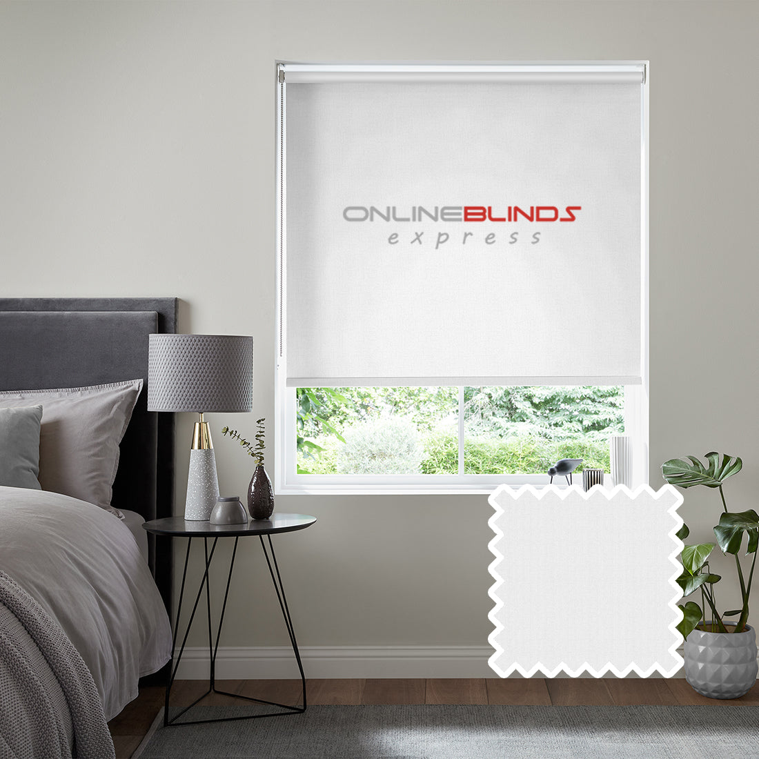 Begonia B/O Cream - QuickFit No Drill Roller Blinds - Online Blinds Express