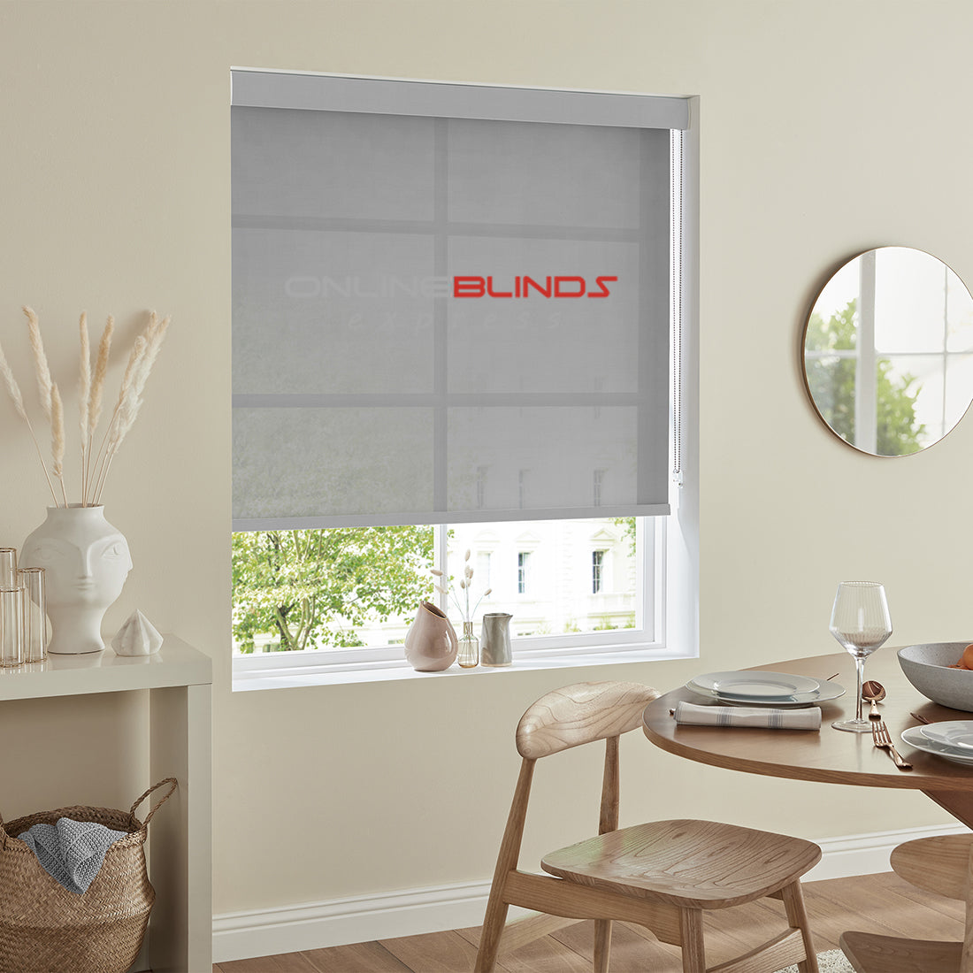 Freesia Fog - QuickFit No Drill Roller Blinds - Online Blinds Express