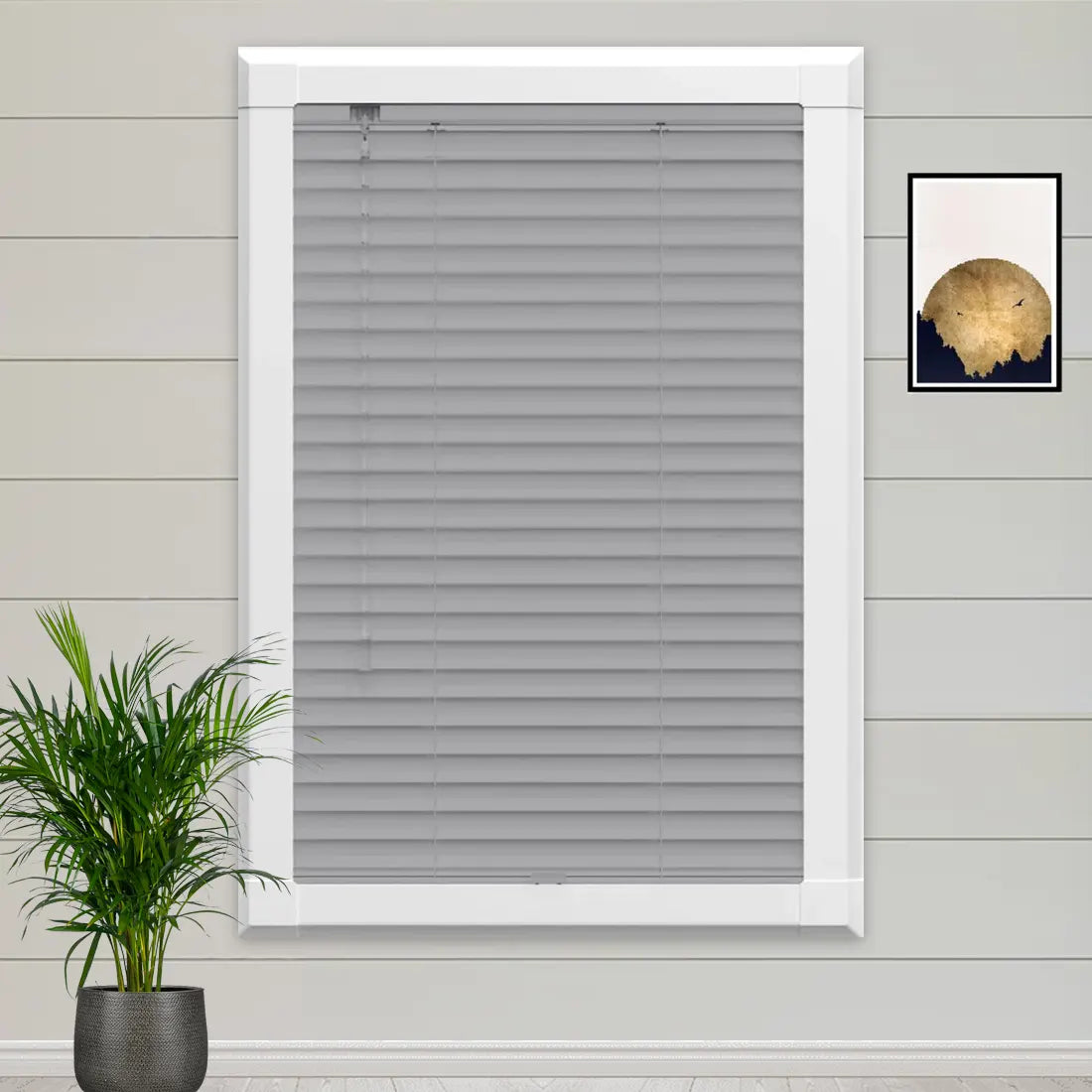 Silver Perfect Fit Metal Blind - Online Blinds Express