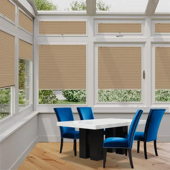 Soft Brown Perfect Fit Metal Blind