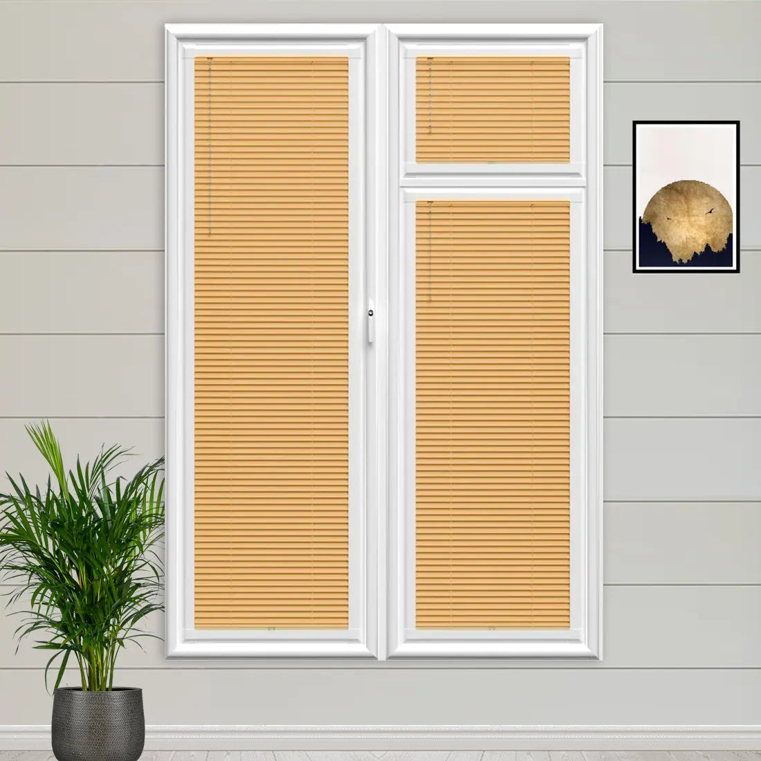 Soft Orange Perfect Fit Metal Blind