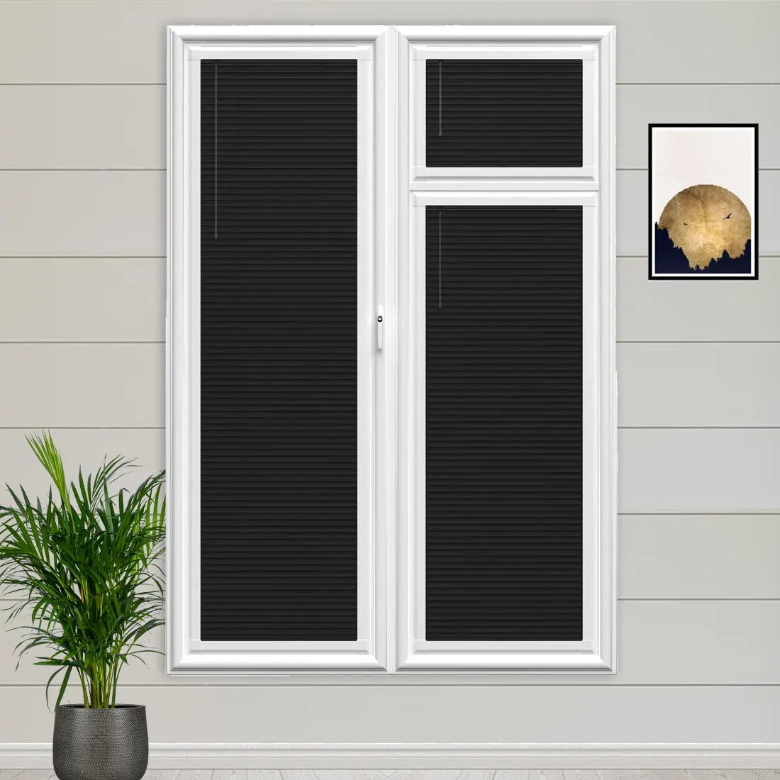 Sparkle Black Perfect Fit Metal Blind