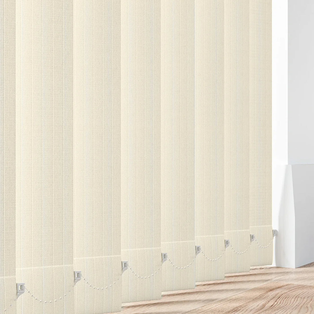 Stripe Ivory - Replacement Slats - Online Blinds Express