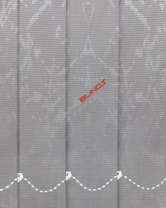 TANGO STEEL – PVC WATERPROOF BLACKOUT VERTICAL BLINDS