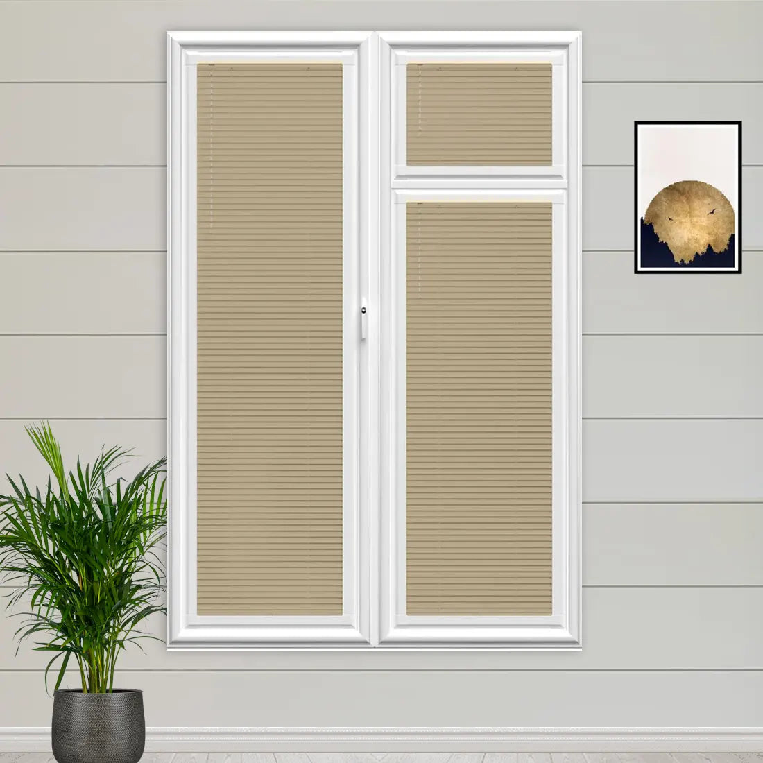 Tawny Perfect Fit Wooden blind - Online Blinds Express