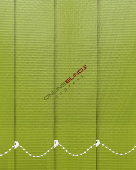 UNILUX LIME - PVC WATERPROOF BLACKOUT VERTICAL BLINDS