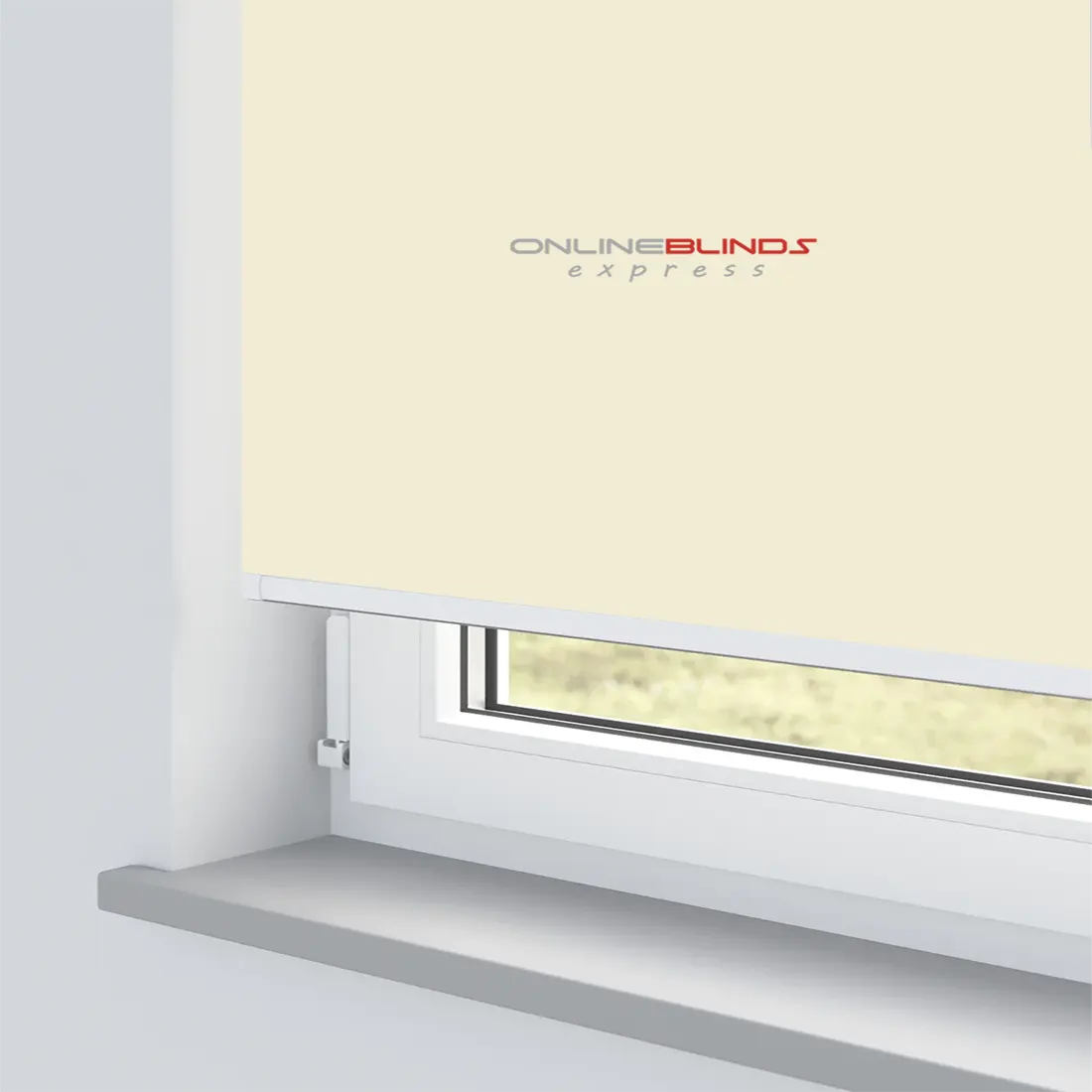 AQUALUSH CREAM MOTORISED ROLLER BLIND - Online Blinds Express