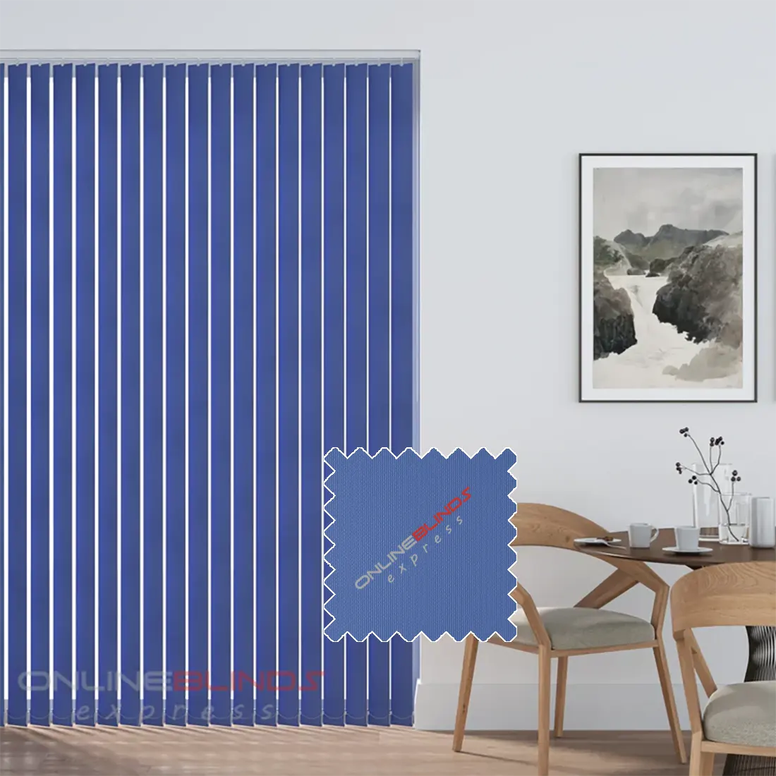 Aqualush Sky Blue PVC Waterproof Replacement Slats - Online Blinds Express