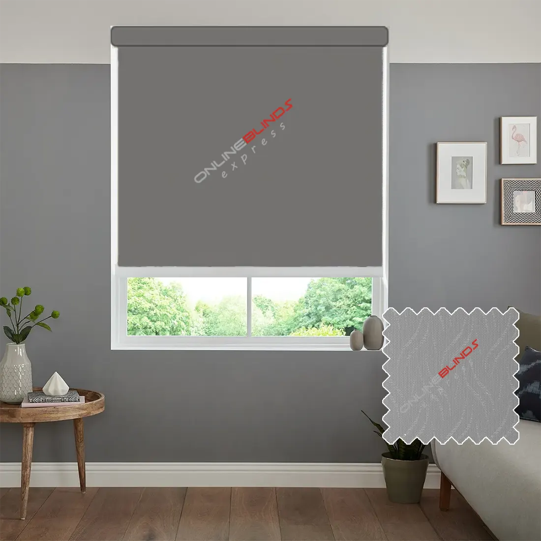 AQUALUSH STEEL MOTORISED ROLLER BLIND - Online Blinds Express