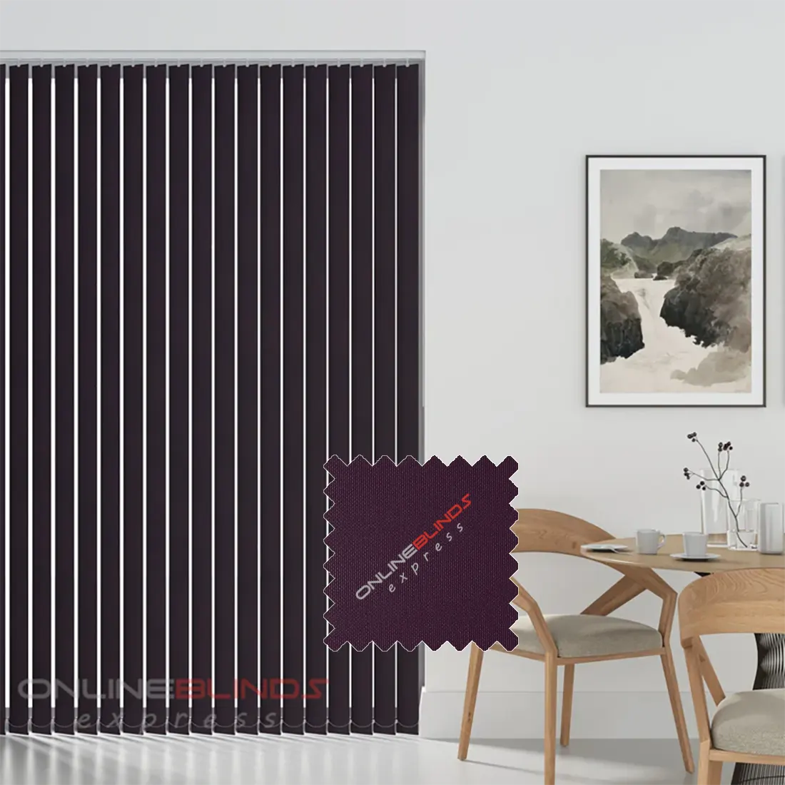 Aqualush Wine PVC Waterproof Replacement Slats - Online Blinds Express