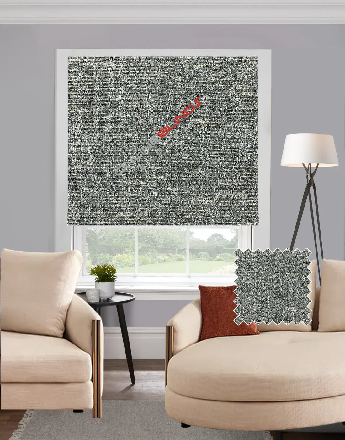 Boucle Muscari EB - Roman Blind - Online Blinds Express