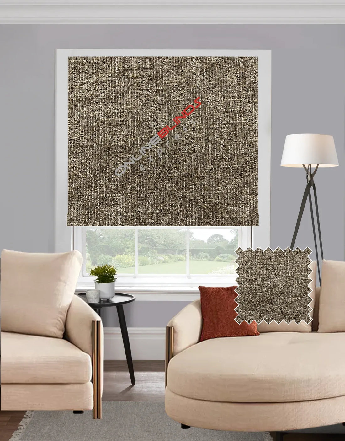 Boucle Terazzo EB - Roman Blind - Online Blinds Express