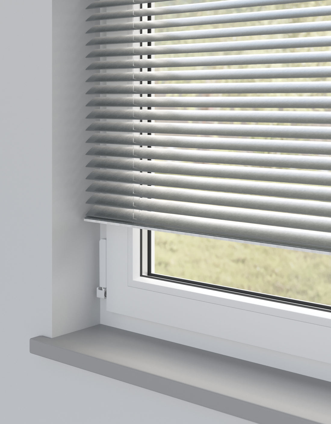 Brushed Nickel Special Metal Venetian Blind - Online Blinds Express
