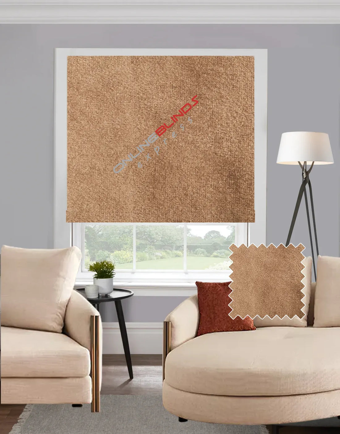 Bursa Mink EB - Roman Blind - Online Blinds Express