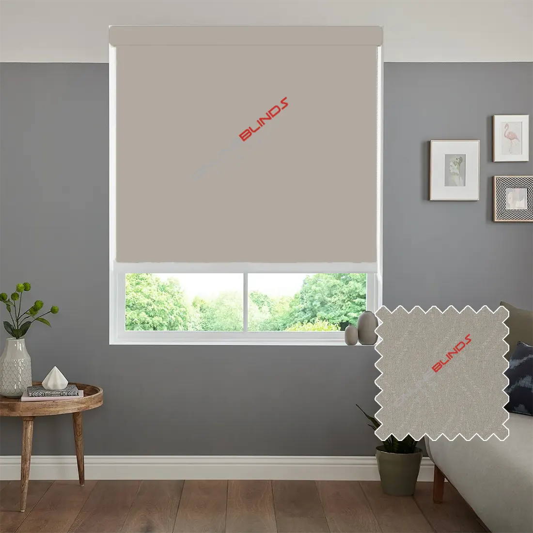 CAIRO DUSK MOTORISED ROLLER BLIND - Online Blinds Express