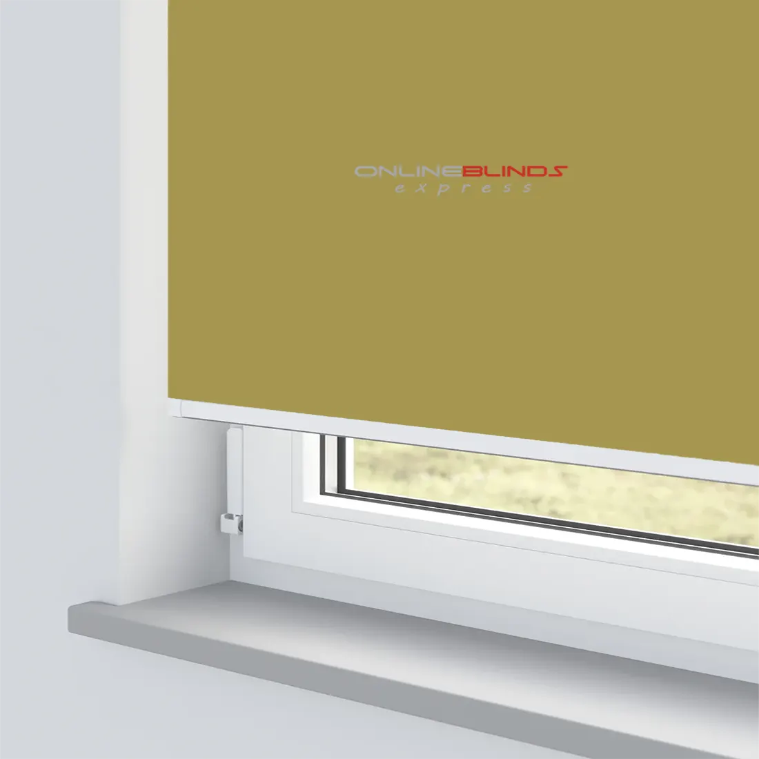 CAIRO MUSTARD MOTORISED ROLLER BLIND - Online Blinds Express