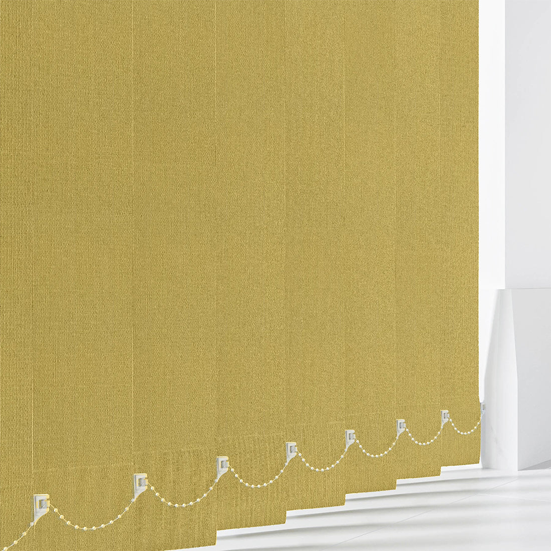Cairo Mustard - Blackout Vertical Replacement Slats - Online Blinds Express