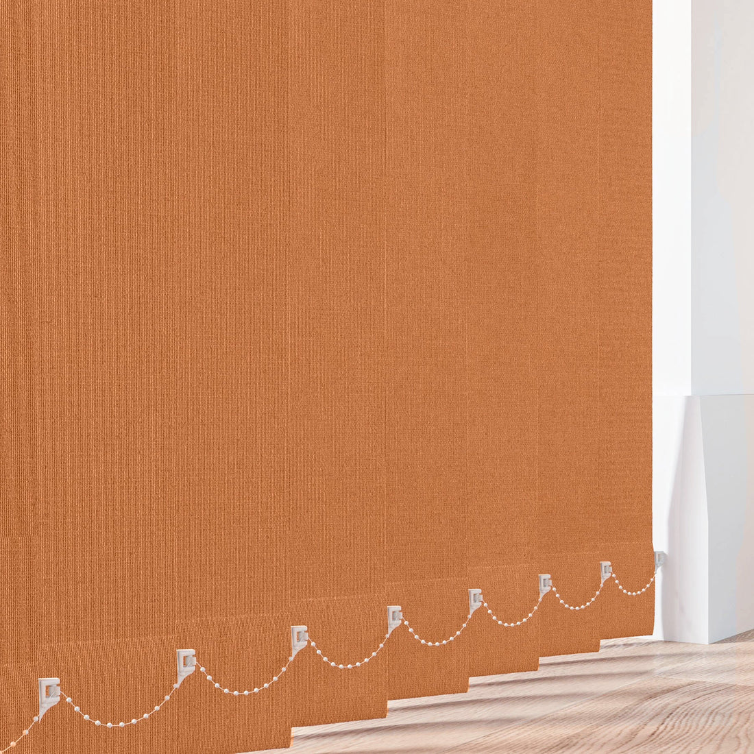 Cairo Orange - Blackout Vertical Replacement Slats - Online Blinds Express