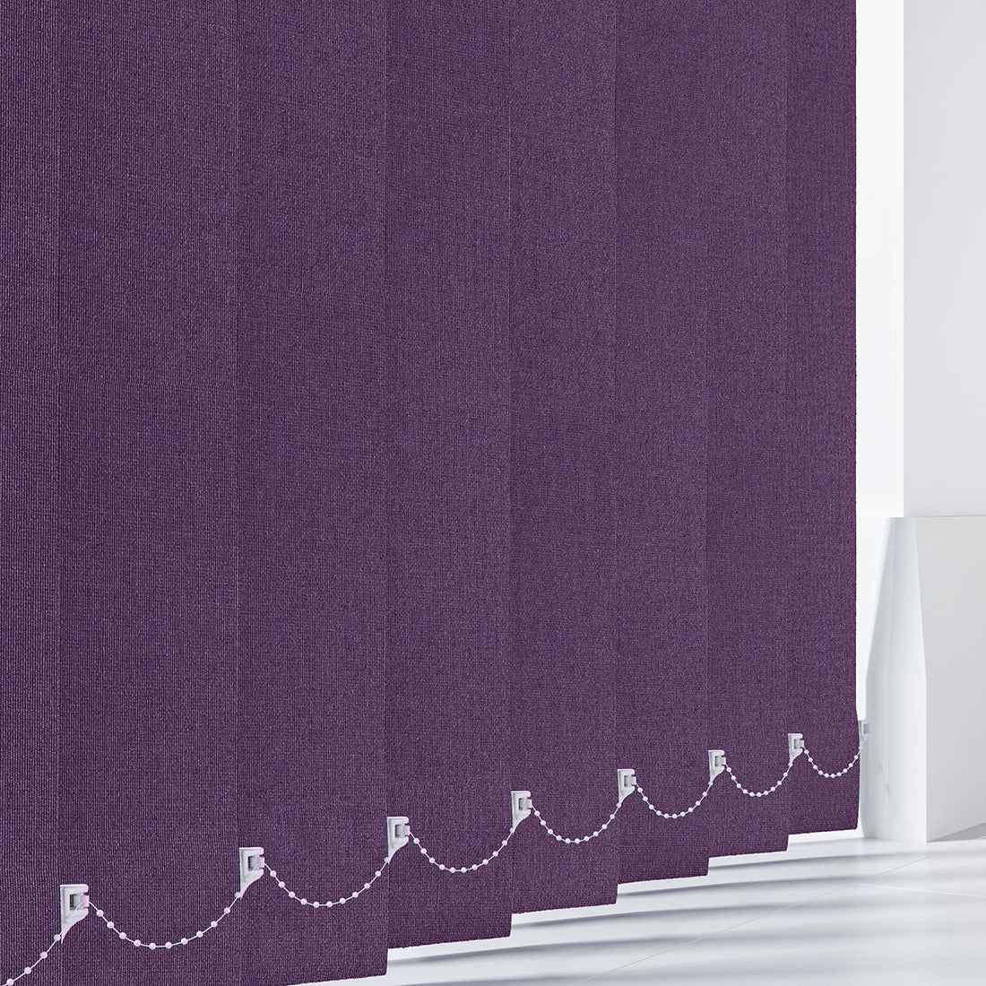 Cairo Purple - Blackout Vertical Replacement Slats - Online Blinds Express
