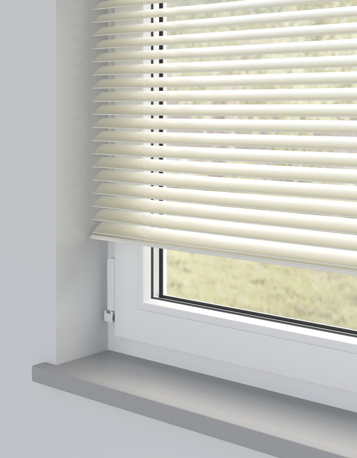 Chalk White Standard Metal Venetian Blind - Online Blinds Express