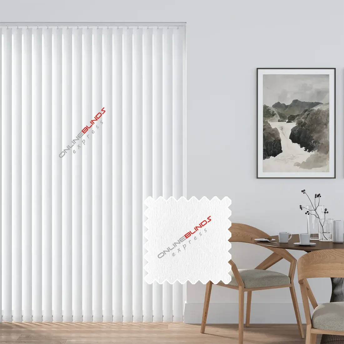 Cloud White - Vertical Blinds