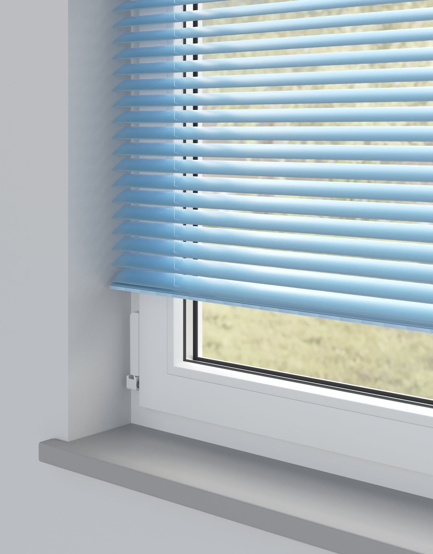 Cool Aqua Standard Metal Venetian Blind - Online Blinds Express
