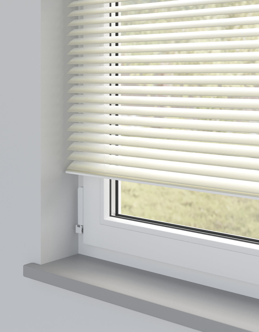 Cream Standard Metal Venetian Blind - Online Blinds Express