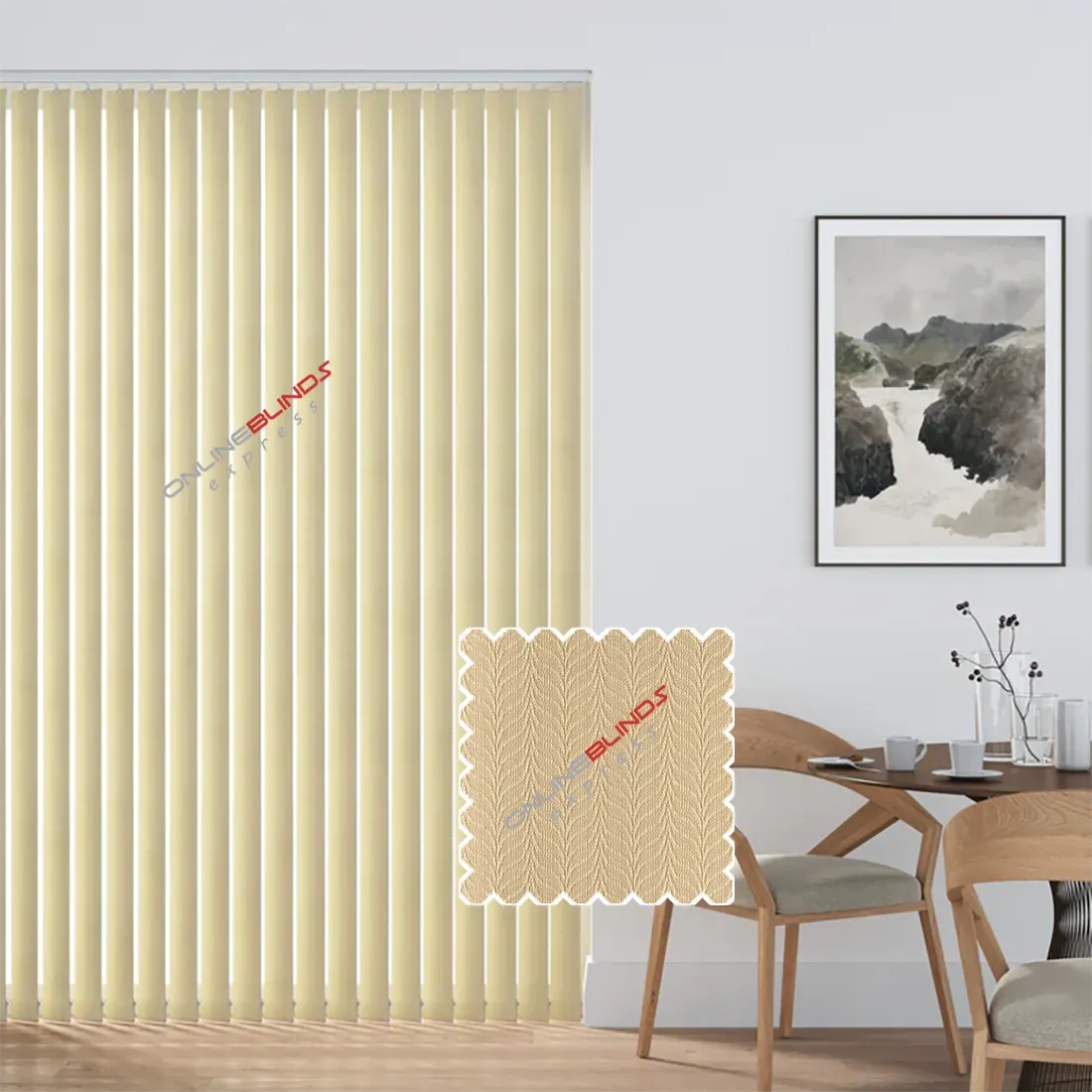Feather Weave Beige - Replacement Slats - Online Blinds Express