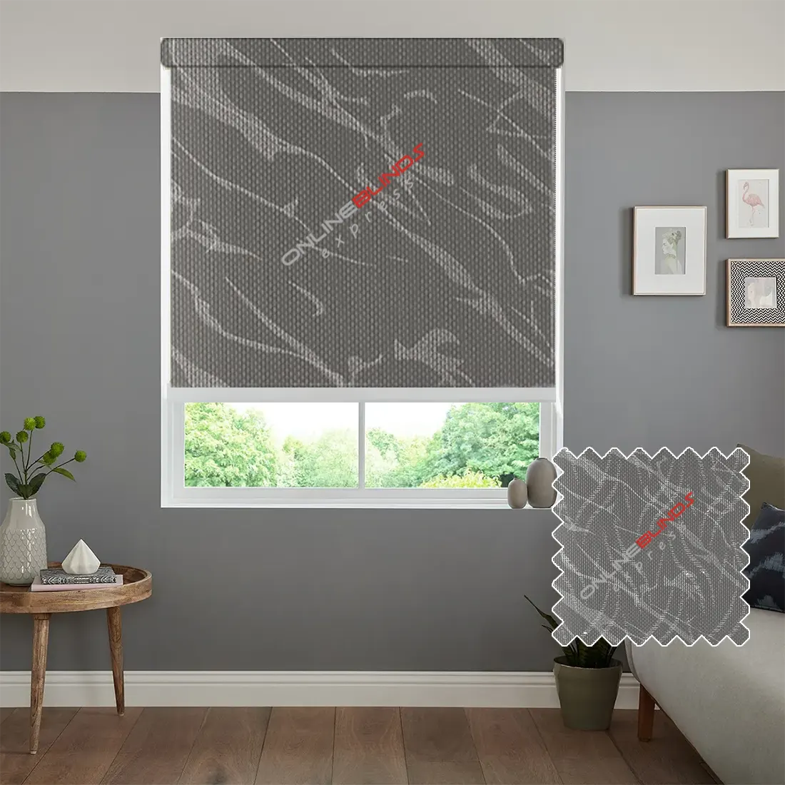 FIESTA STEEL MOTORISED ROLLER BLIND - Online Blinds Express