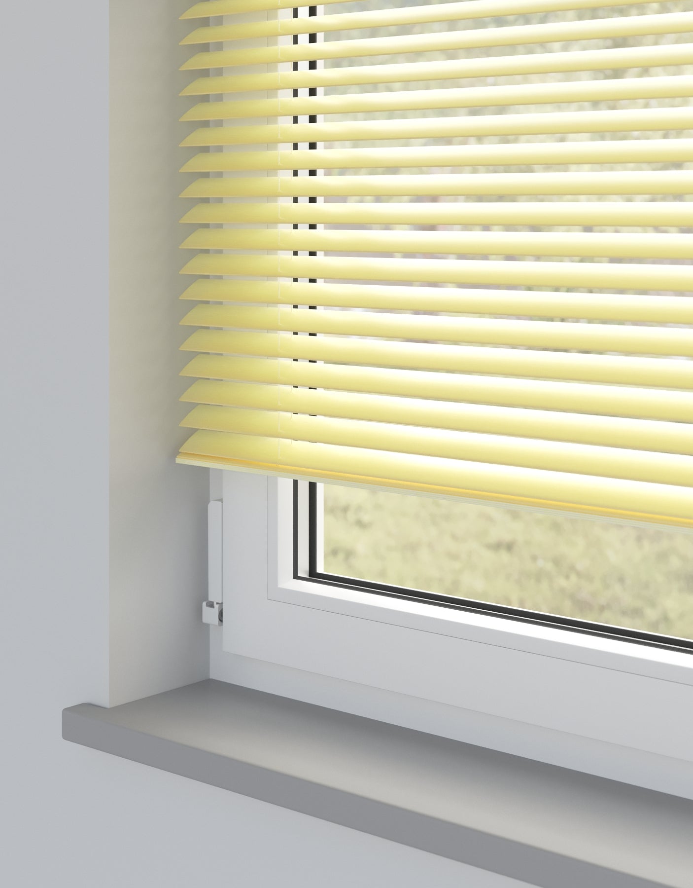 Golden Yellow Standard Metal Venetian Blind