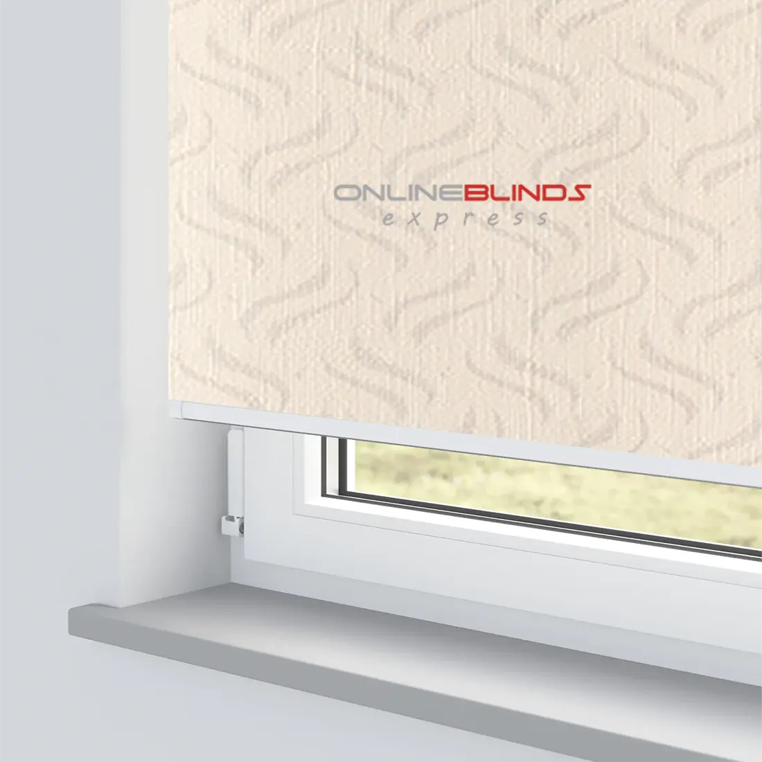 GRAVITY BEIGE MOTORISED ROLLER BLIND - Online Blinds Express