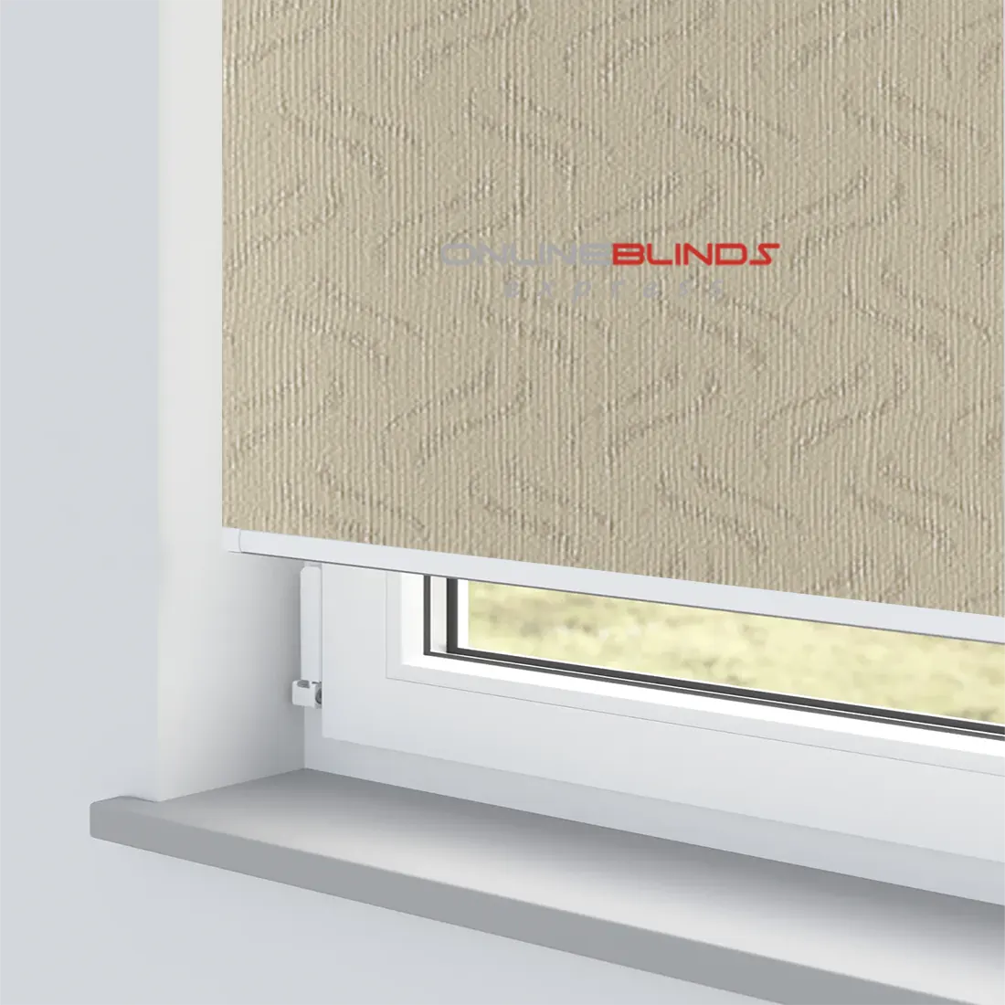 GRAVITY CREAM MOTORISED ROLLER BLIND - Online Blinds Express