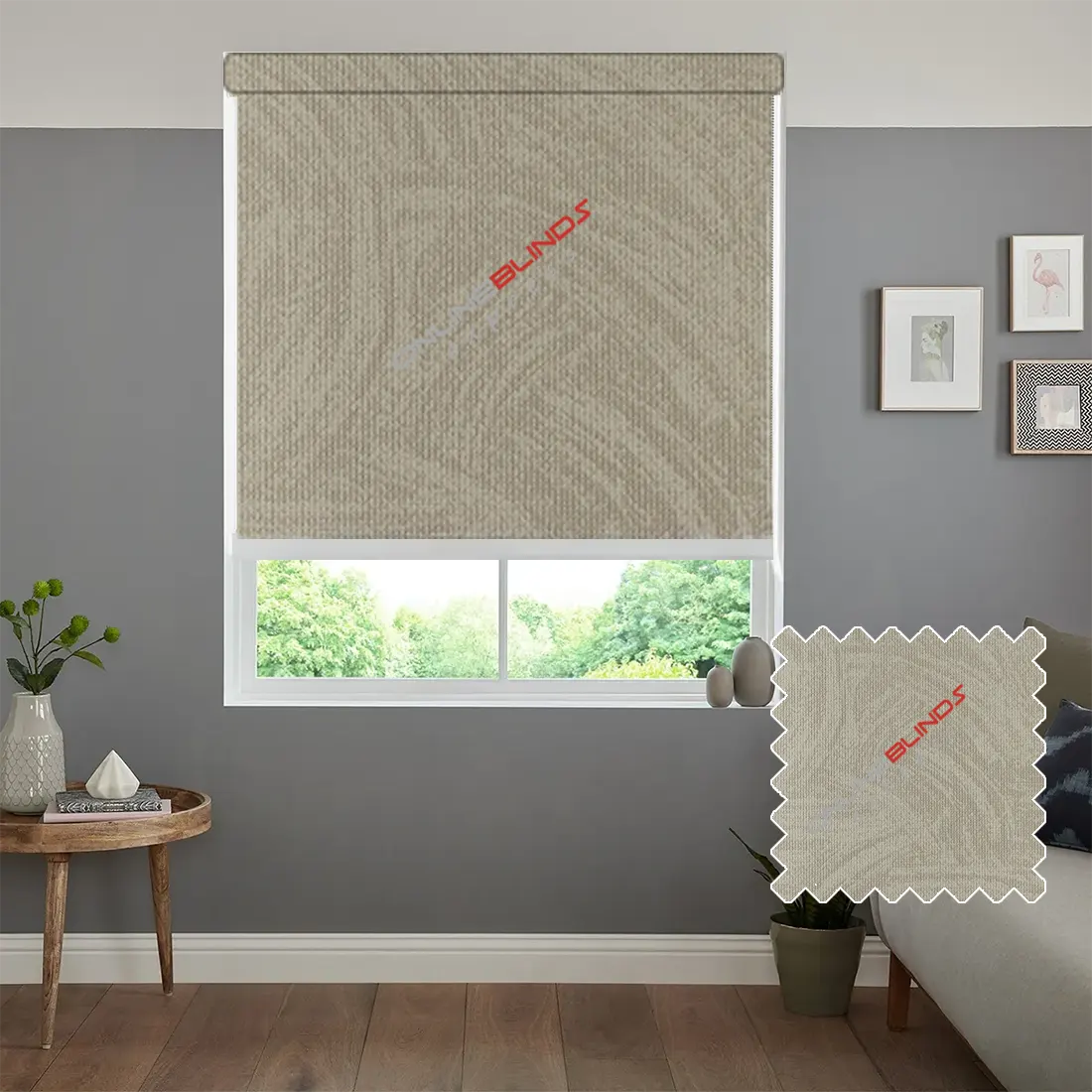 HAVANA CREAM MOTORISED ROLLER BLIND - Online Blinds Express