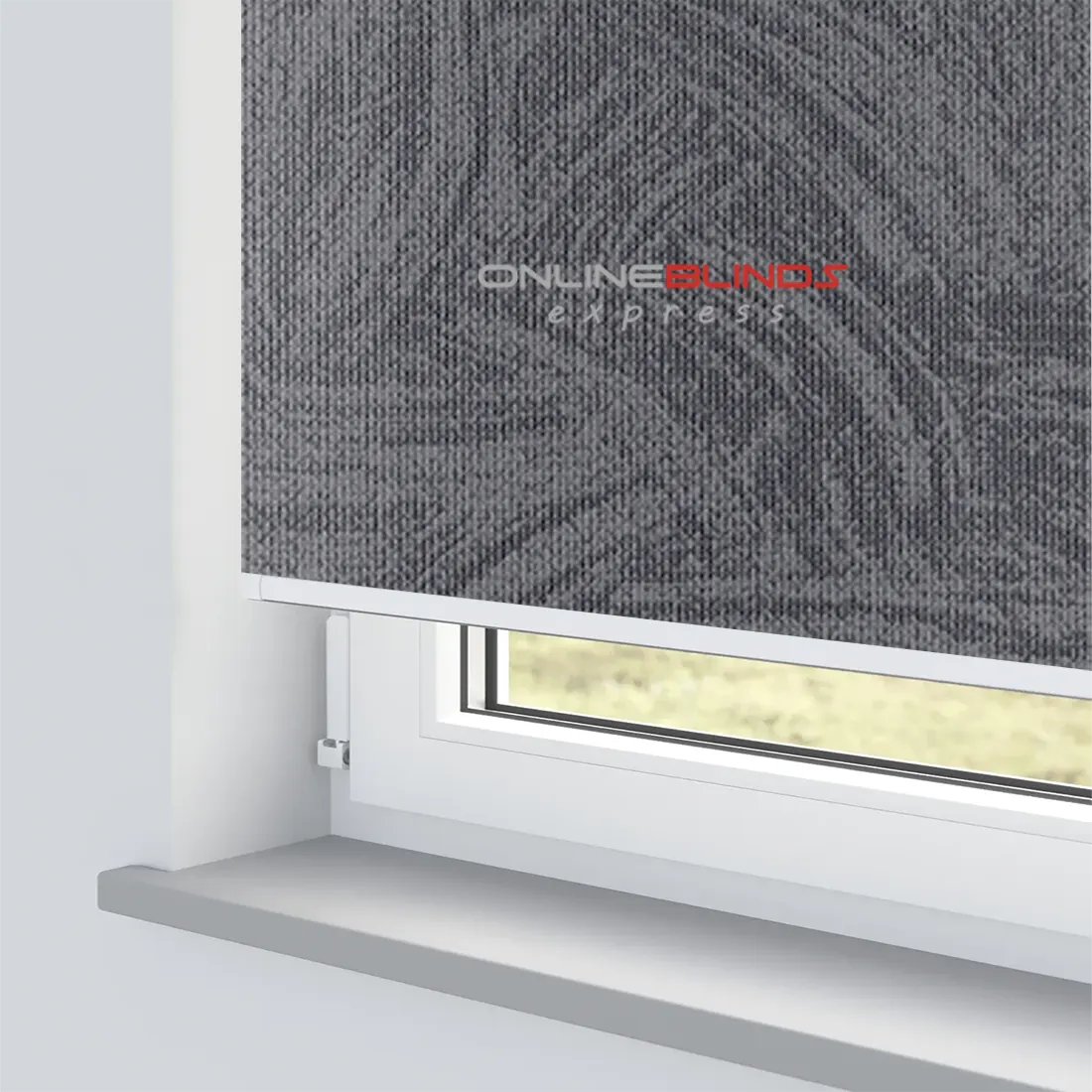 HAVANA GREY MOTORISED ROLLER BLIND - Online Blinds Express